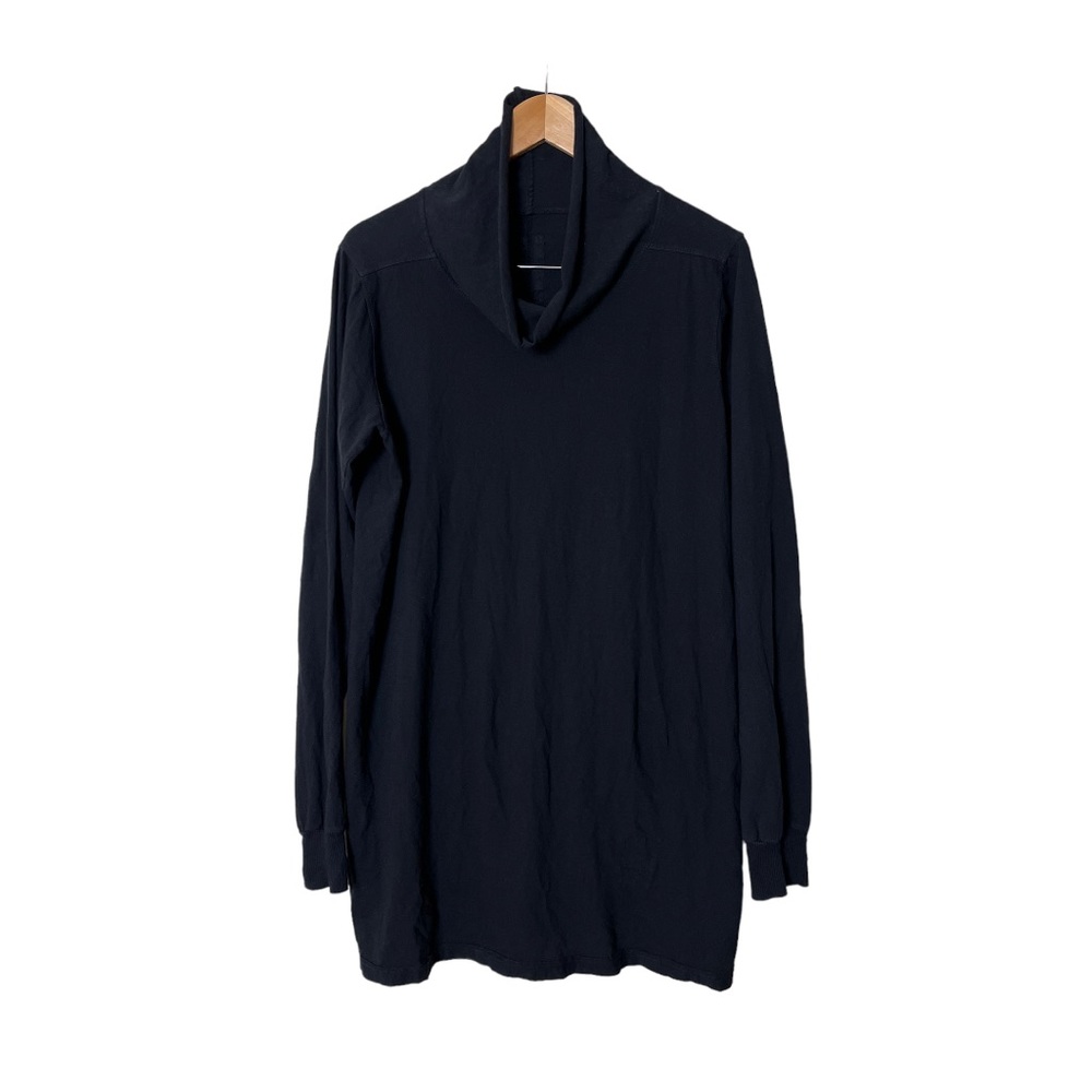Rick Owens Drkshdw Black Cotton Long Sleeve Shirt